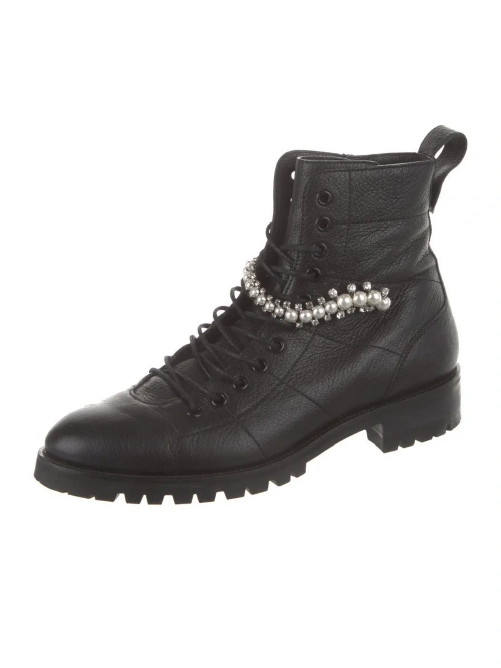Jimmy Choo black leather